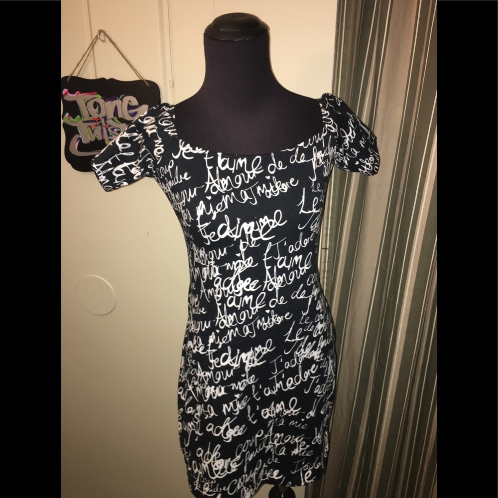 Itty bitty mini dress.